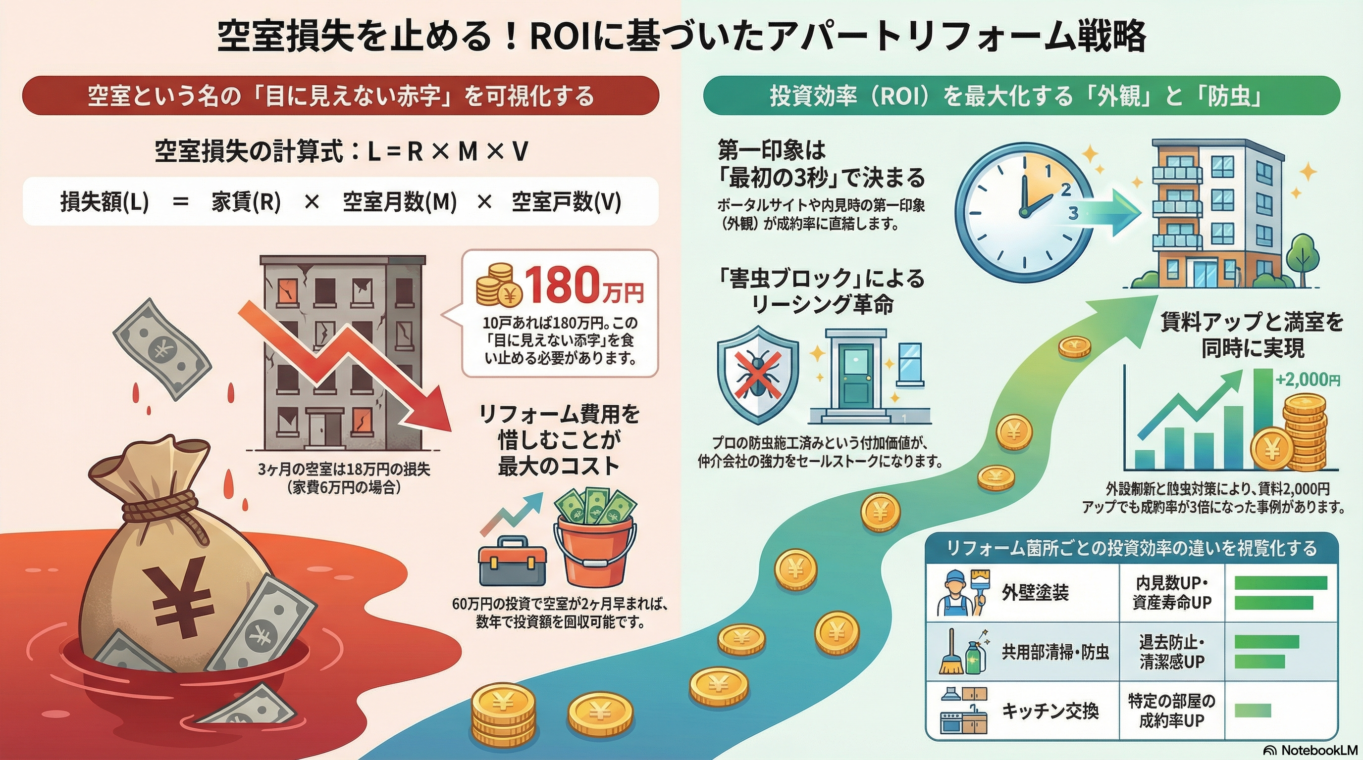 収益最大化への最短ルート！空室対策に効くアパートリフォームの優先順位とROIを徹底解説