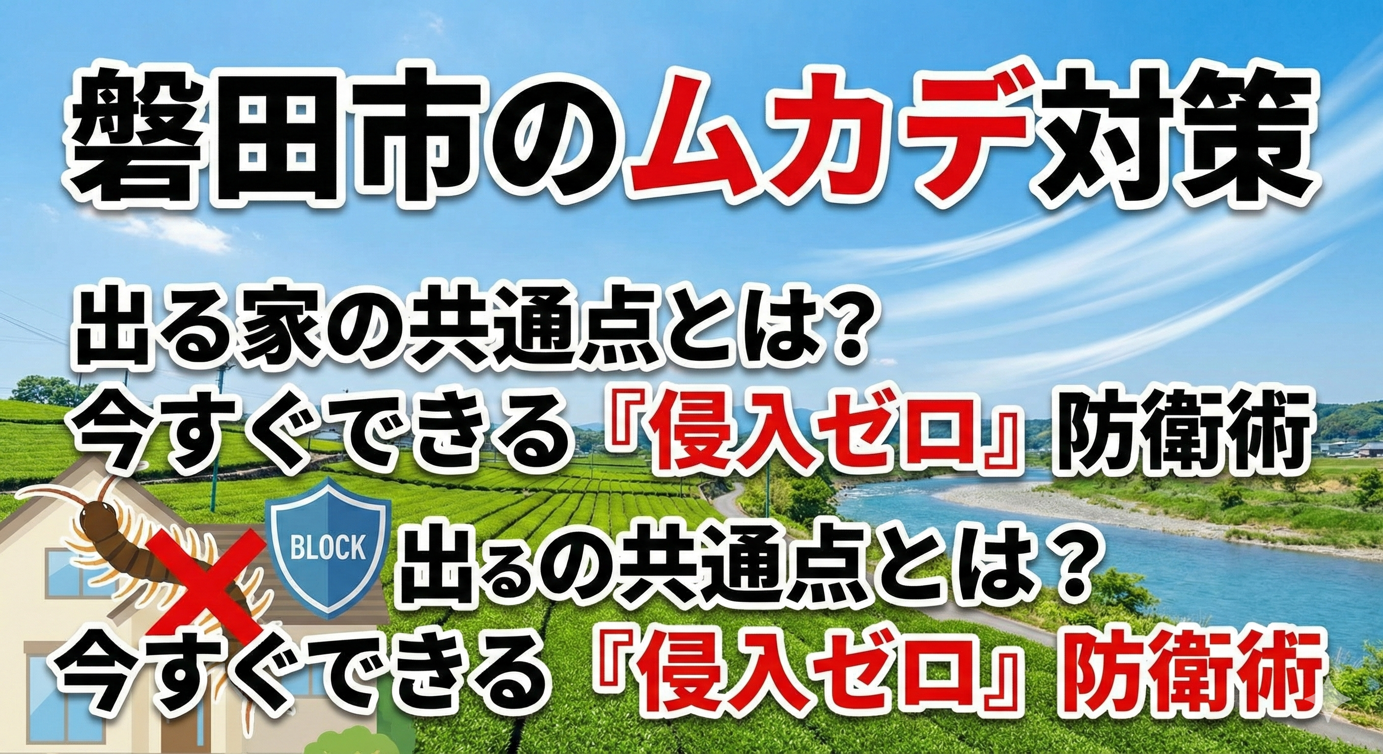 磐田市でムカデが出る家の共通点とは?今すぐできる対策と「侵入ゼロ」への防衛術