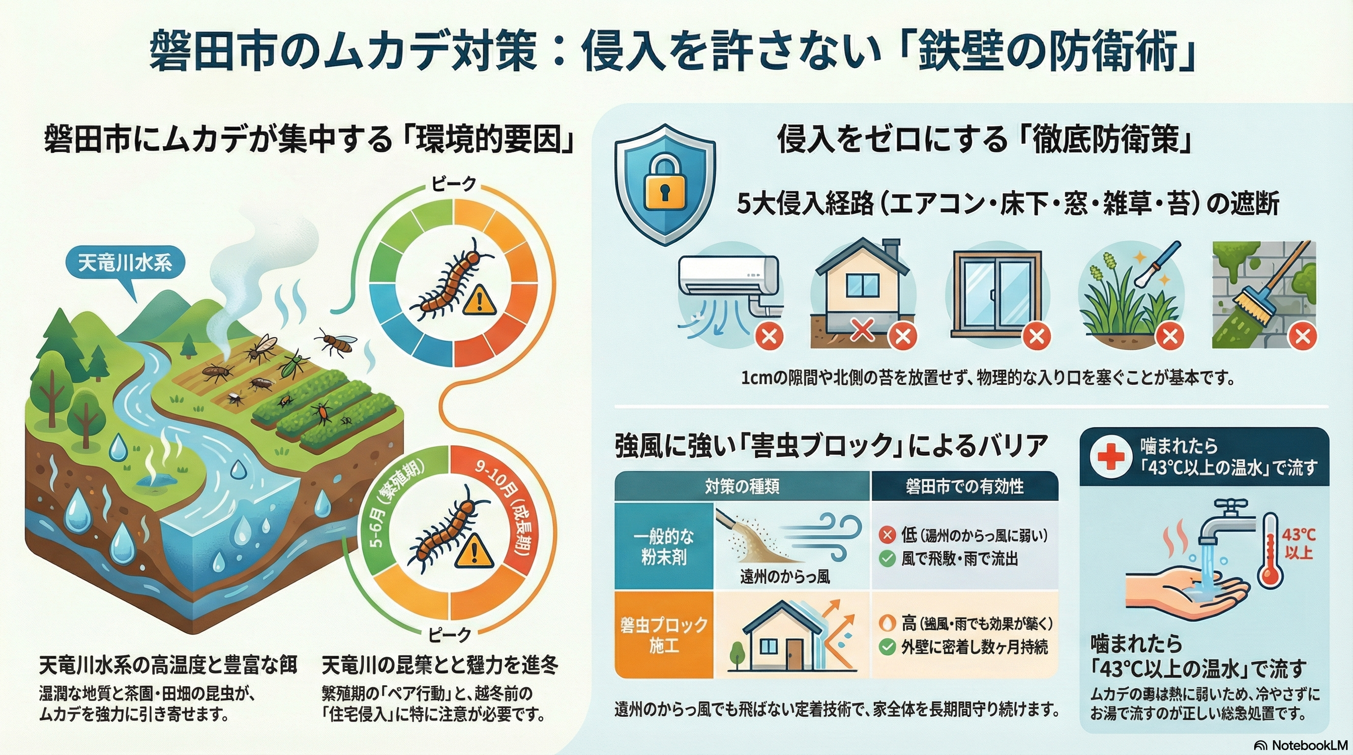 磐田市でムカデが出る家の共通点とは?今すぐできる対策と「侵入ゼロ」への防衛術