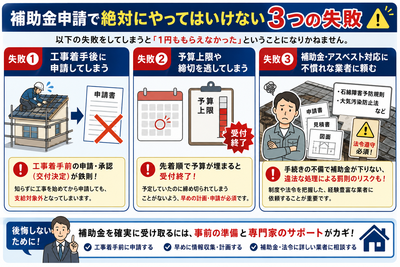 スレート屋根のアスベスト撤去に磐田市の補助金は使える？費用負担を減らす申請手順