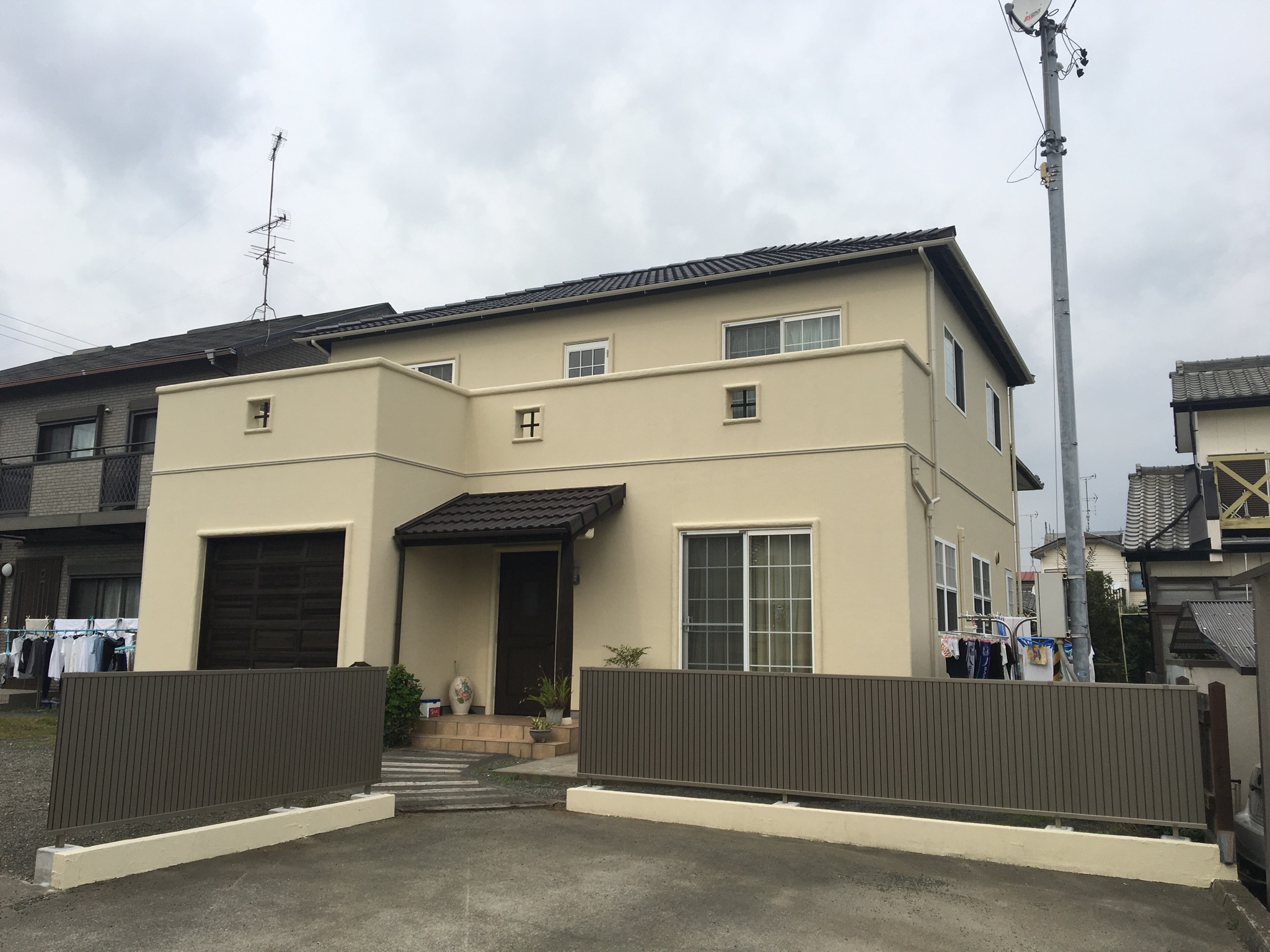磐田市　屋根・外壁塗装工事