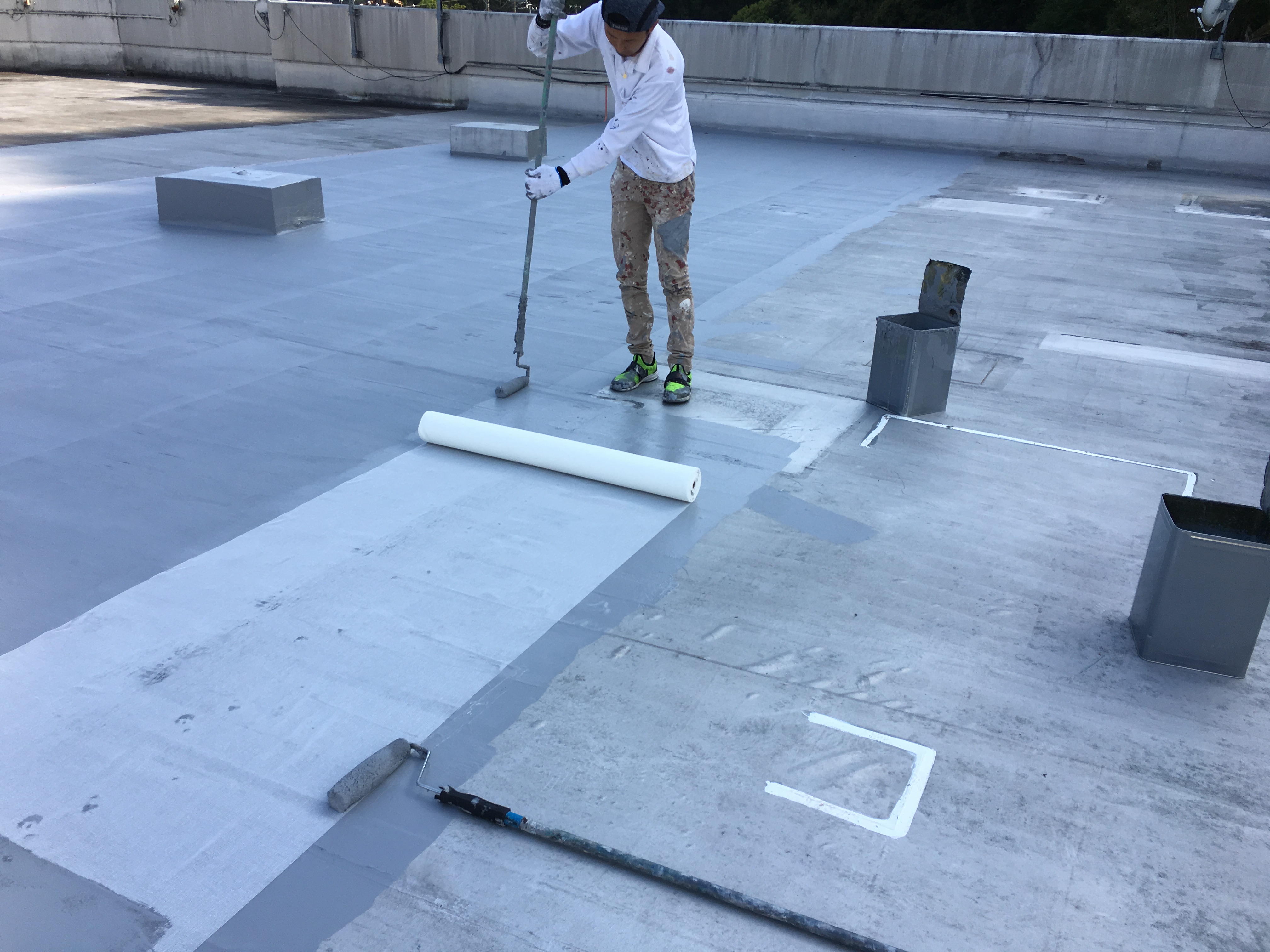 磐田市　宿泊施設屋上防水工事