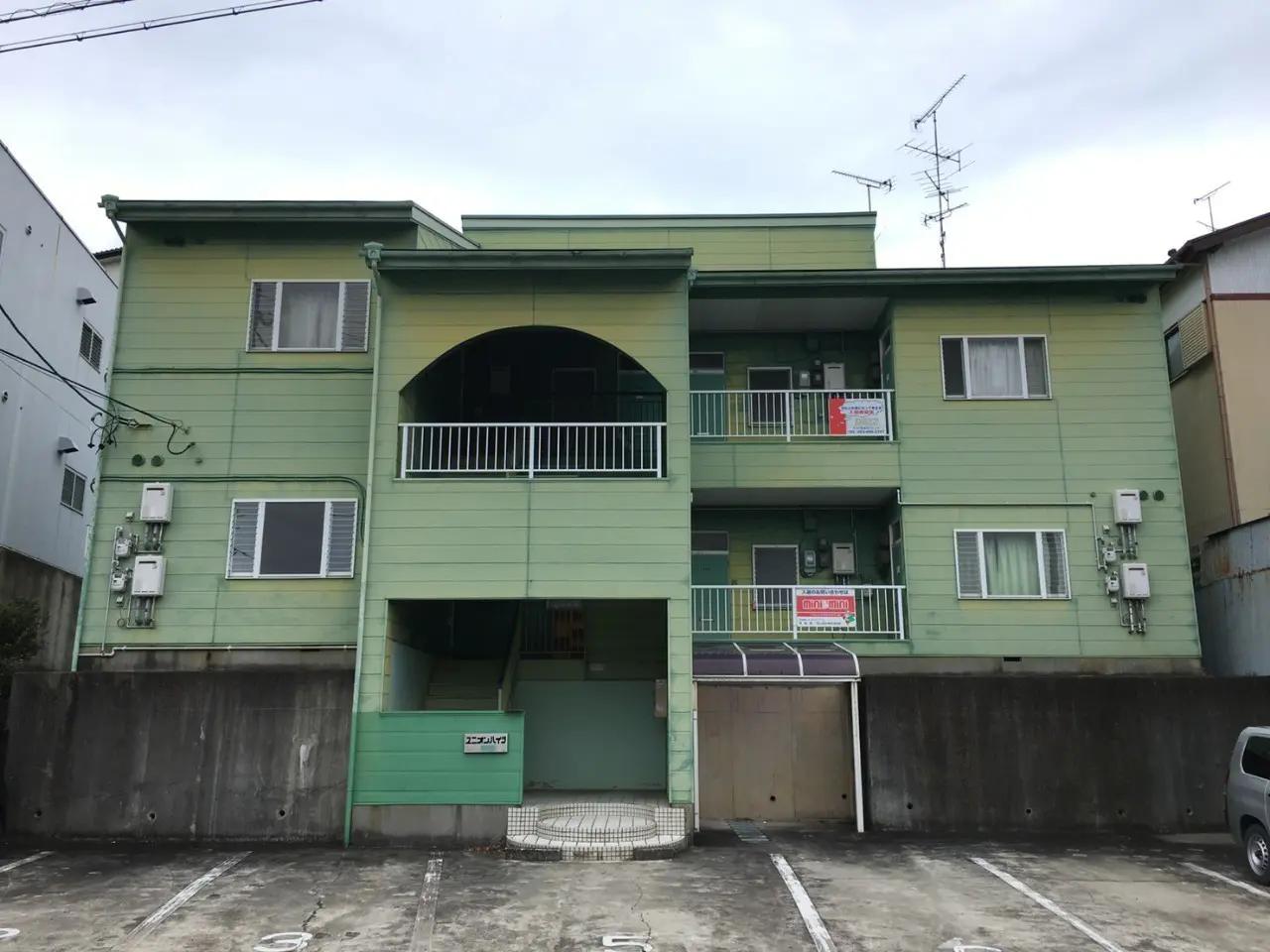 浜松市　集合住宅　屋根・外壁塗装工事