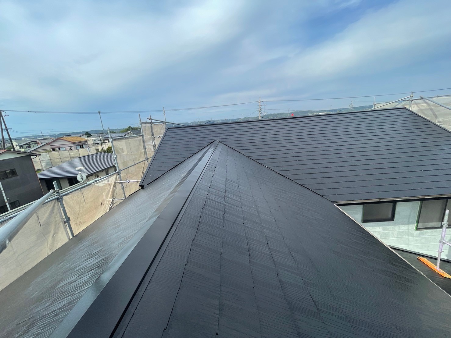 袋井市　屋根・外壁塗装　シーリング工事